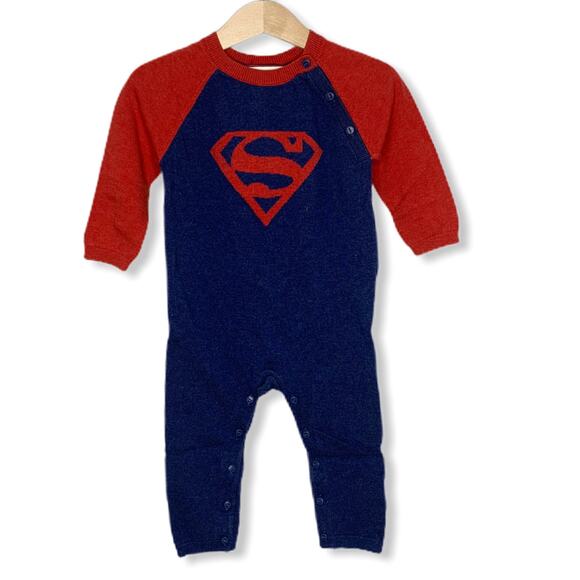 Gap Superman Sweater Romper - Picture 1 of 4